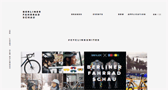 Desktop Screenshot of berlinerfahrradschau.de